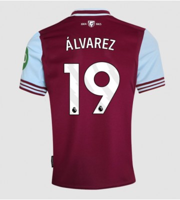 West Ham United Edson Alvarez #19 Primera Equipación 2024-25 Manga Corta